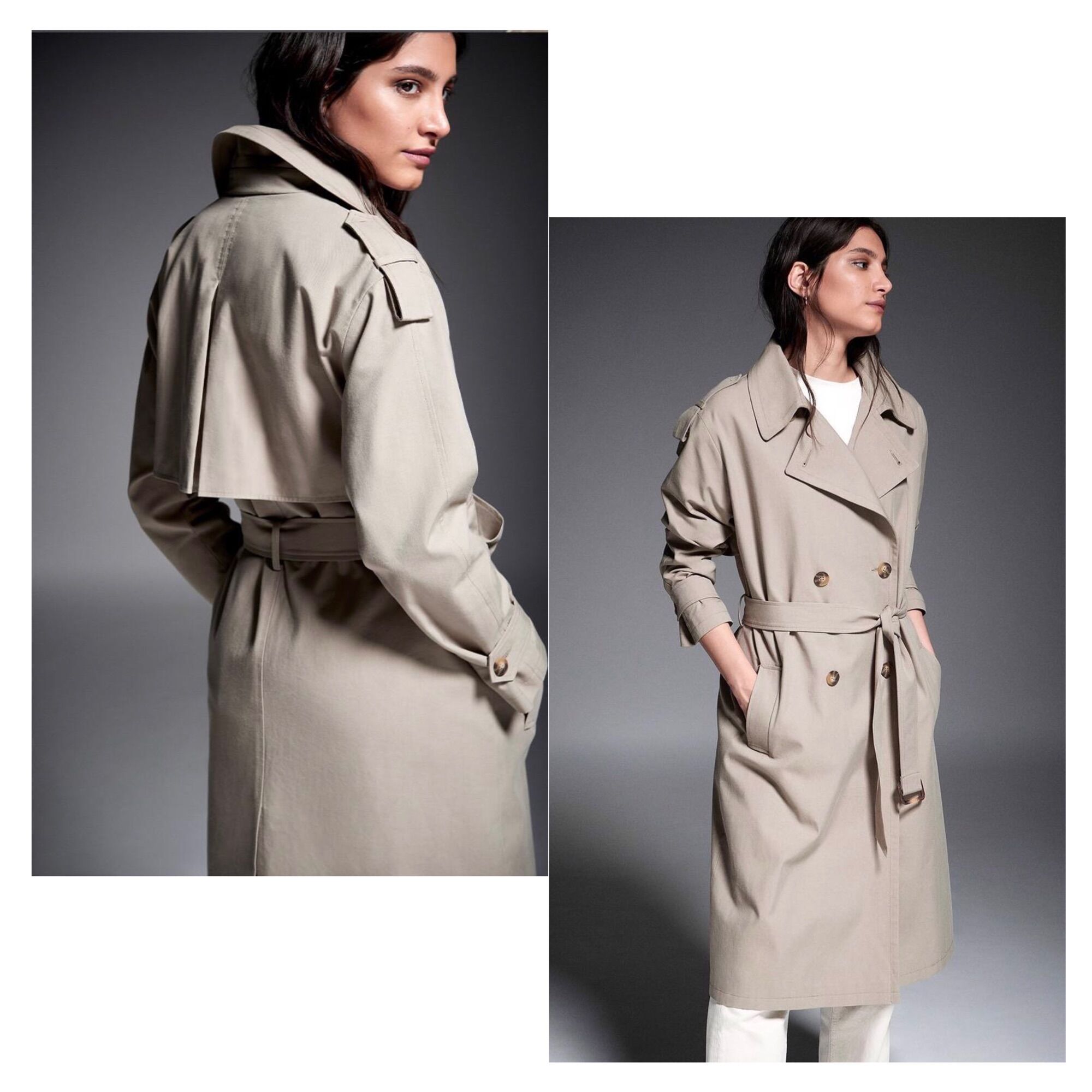 Áo khoác trench coat PR|MARK xuất Anh