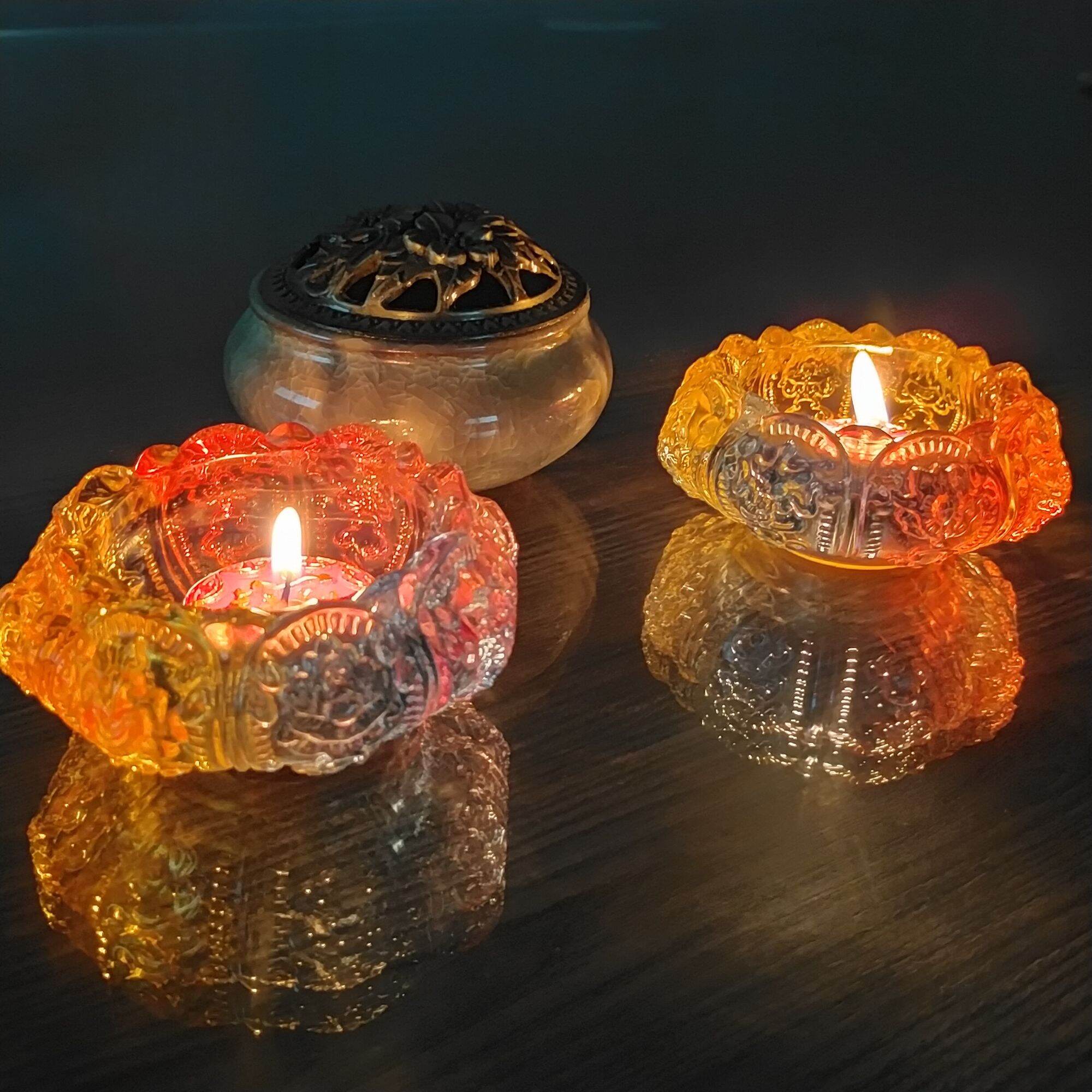 Đế nến tealight. Đế nến Cát Tường. Đế nến decor