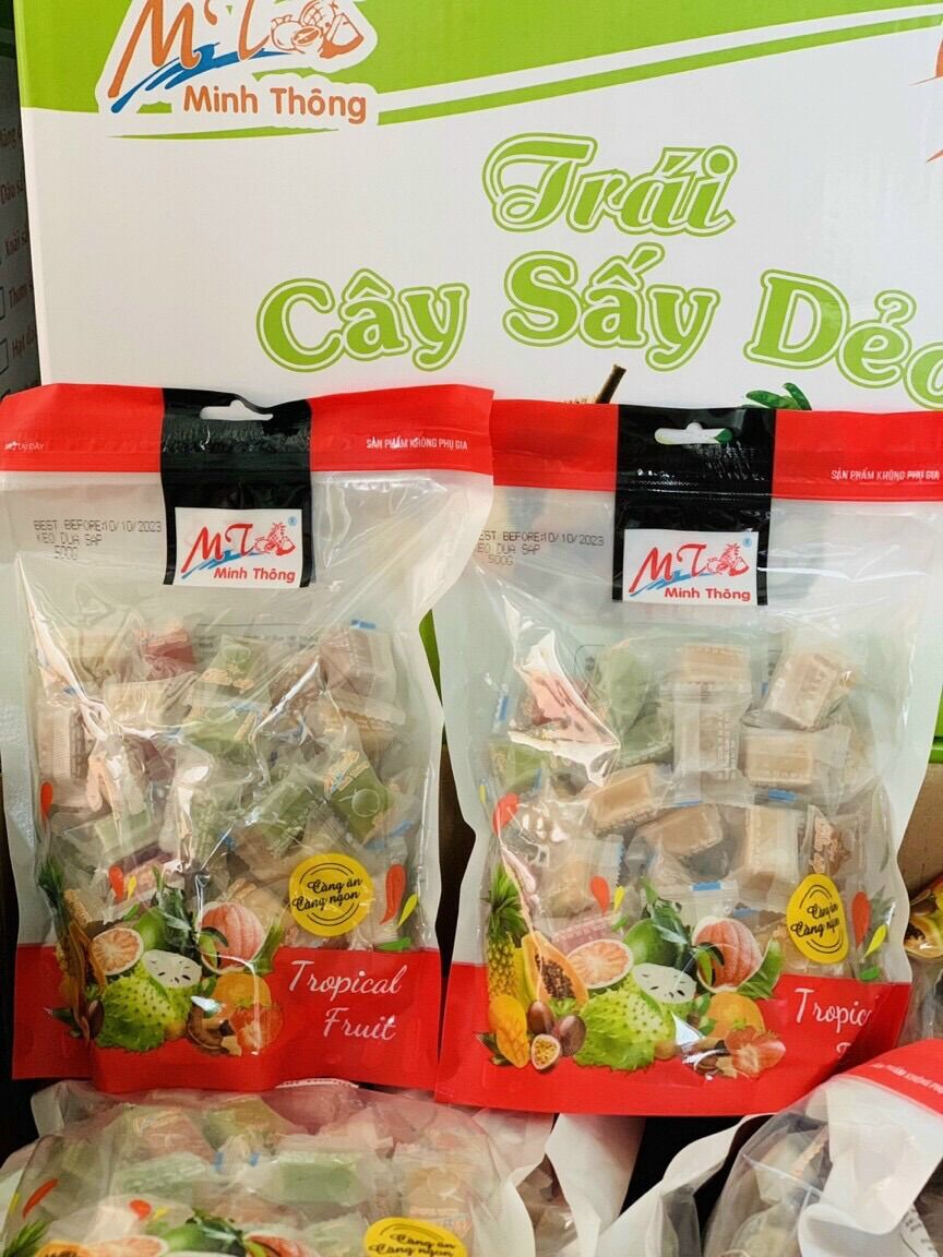 Kẹo Dừa Sáp Minh Thông 500g Date luôn mới