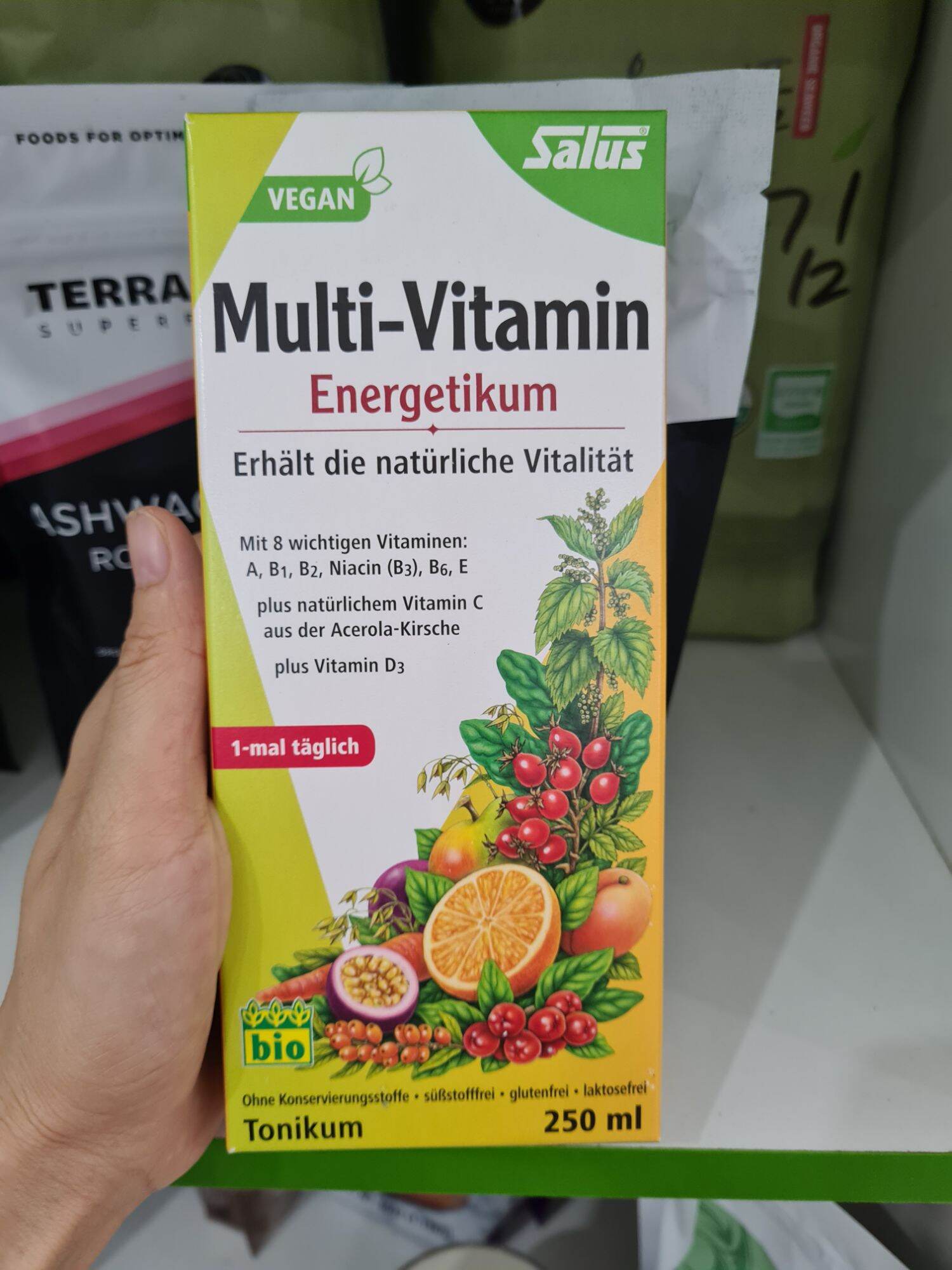 Vitamin tổng hợp hữu cơ Multi vitamin của hãng Salus Đức - 250ml
