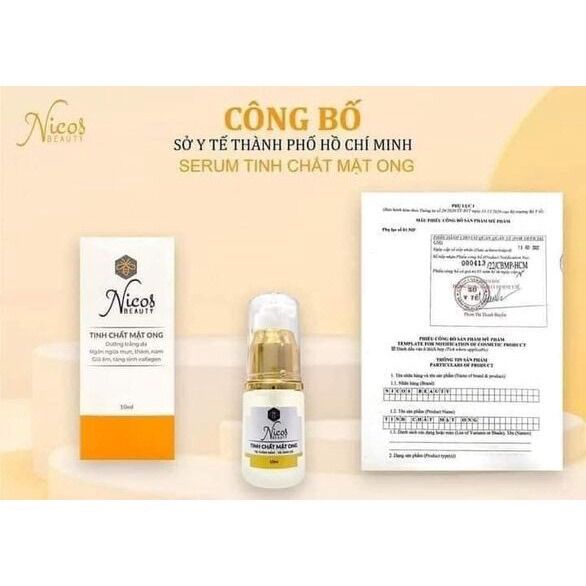 Serum Tinh Chất Mật Ong Nicos 10ml