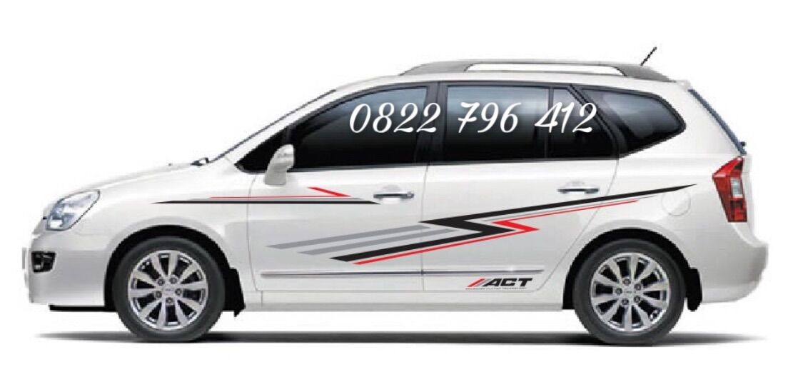 Tem dán sườn xe Kia Carens mẫu mới phong cách thể thao