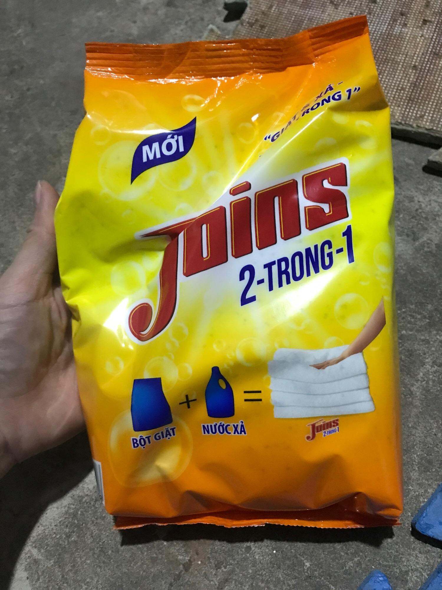 Bột giặt siêu sạch Joins giặt xả 2 trong 1 túi 800g