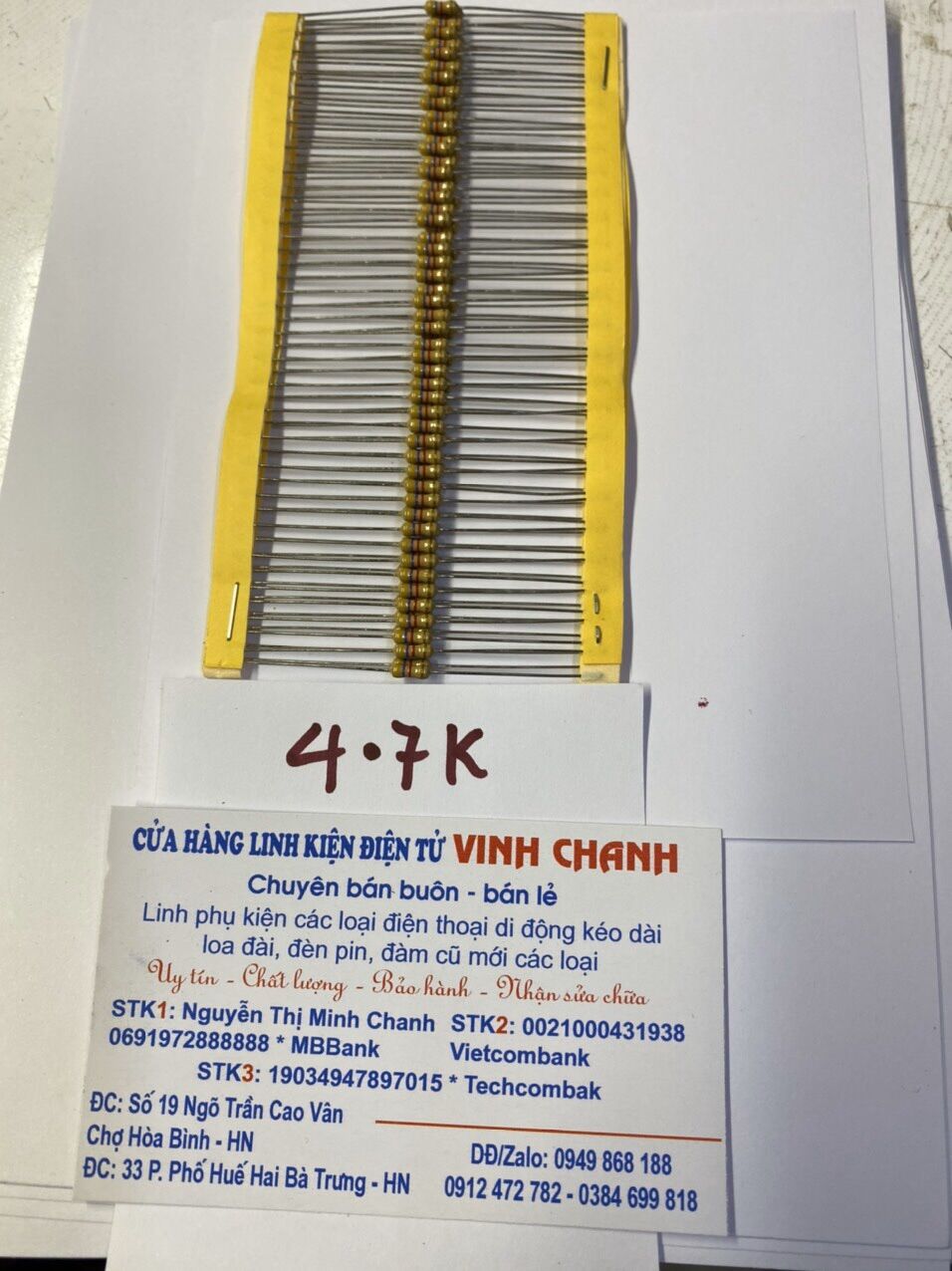 100 con trở 4,7k