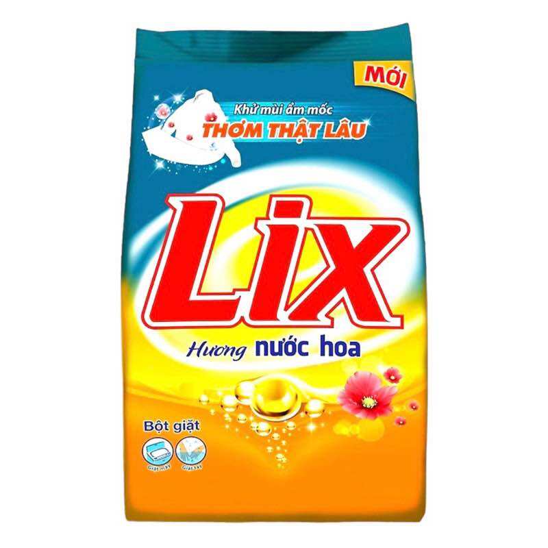 Bột giặt Lix hương nước hoa 800g