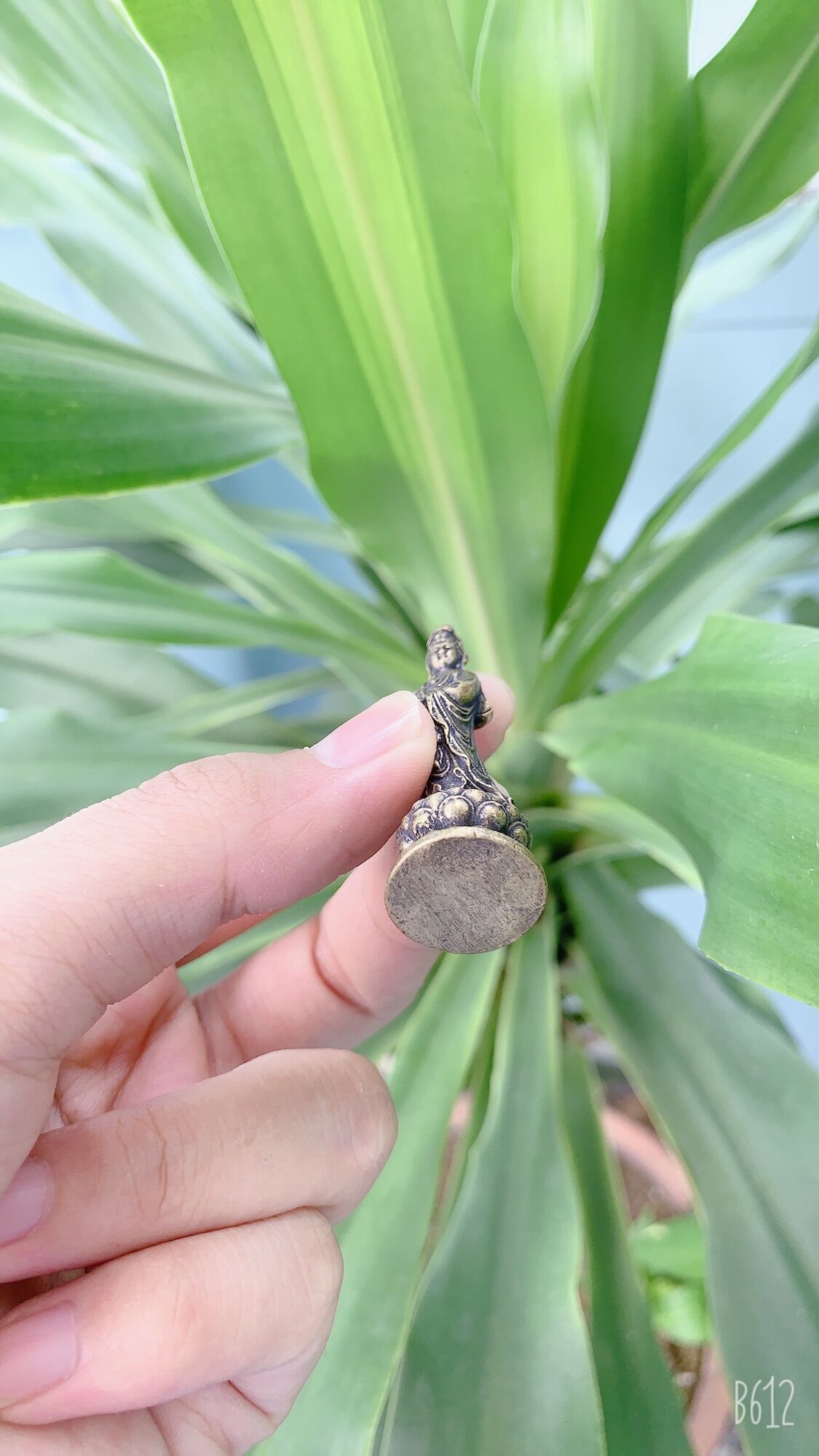 Tượng đồng Phật bà quan âm mini 5 cm