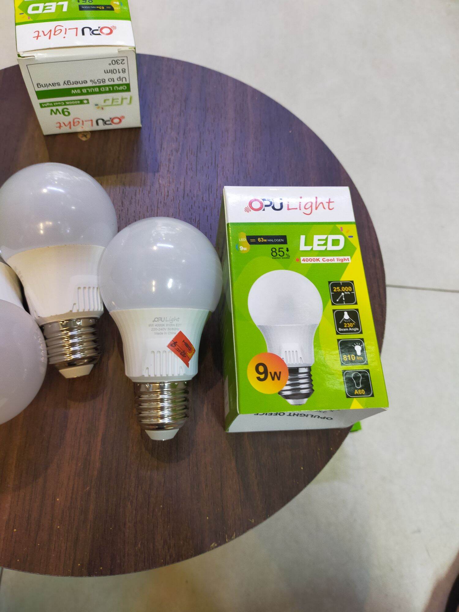 Bóng led 9w trung tính đui e27