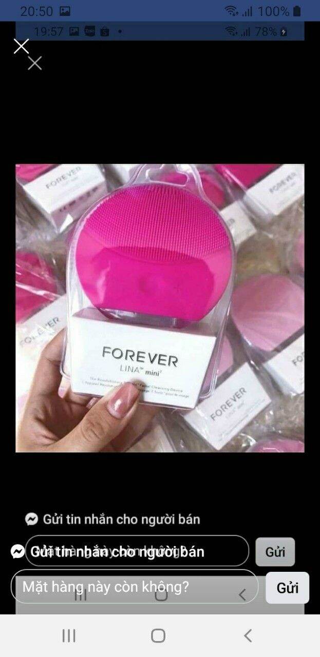 ?Máy Rửa Mặt Foreve ??Dòng Máy Rửa Mặt Foreo Luna Mni Ai Cũng Biết Vì Độ Tốt Và Bền Của Nó . ??Nhưng Hàng Chính Hãng Lại Quá Đắt So Vs Sinh Viên Học Sinh . Nay Bên Thái Đã Tung Chưởng Loại Này Là H