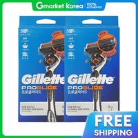 Gillette | Tay cầm dao cạo râu Gillette ProGlide Manual (1 cái) + 2 lưỡi dao x 2