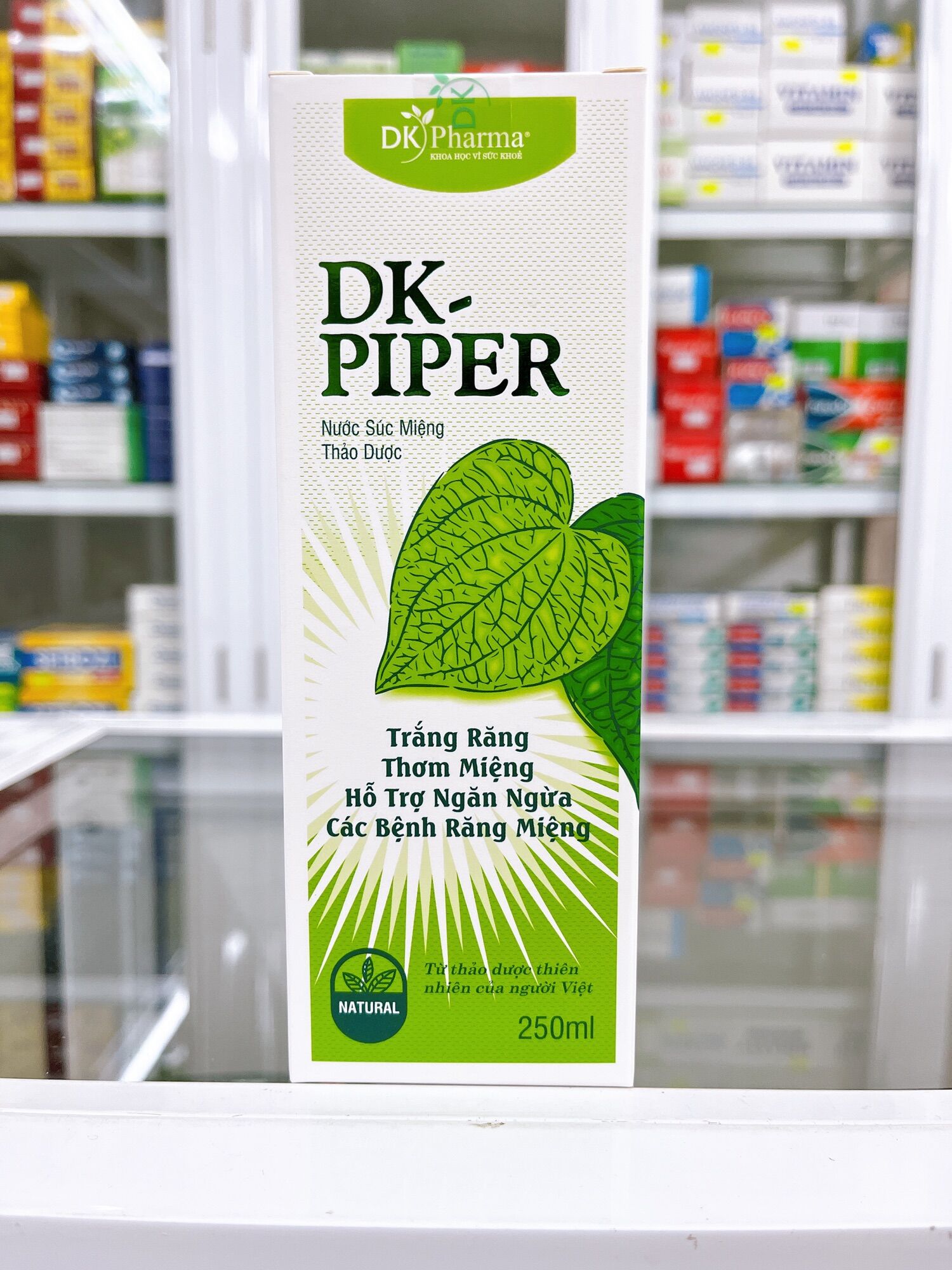 ✅ Nước súc miệng thảo dược DK-PIPER trắng răng, thơm miệng, ngăn ngừa các bệnh răng miệng