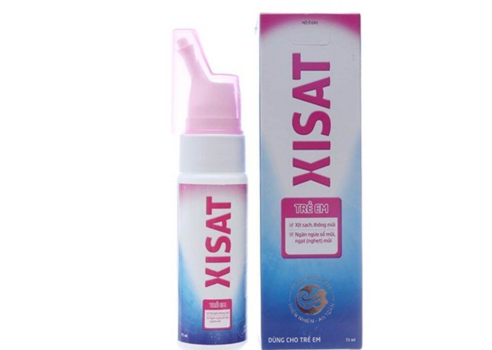 Xịt mũi xisat trẻ em 75ml .vệ sinh mũi