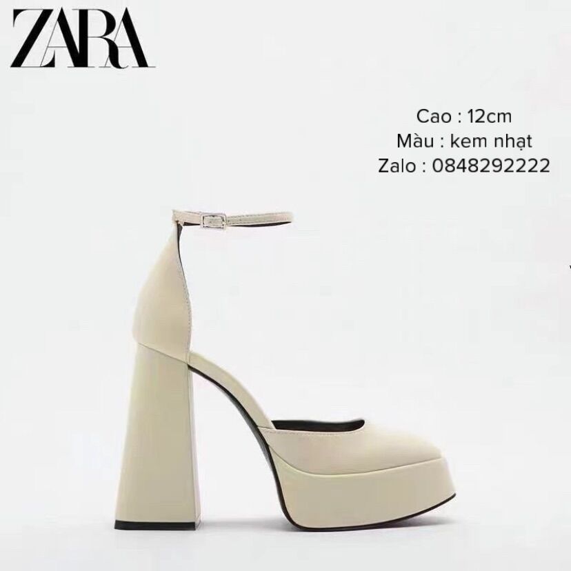 Giày cao gót 12cm | giày màu kem (ảnh thật 829 đăng cạnh)
