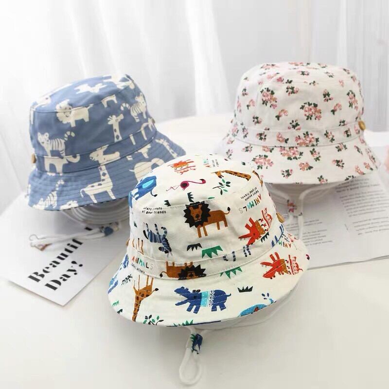 Mũ Bucket rộng vành thời trang cho bé (nhiều mẫu)