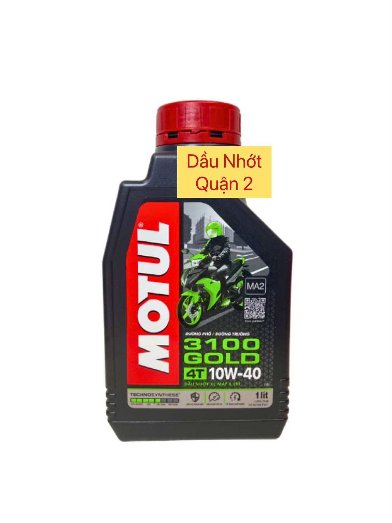Nhớt motul 3100 10w40 dành cho xe số và xe côn tay 1L