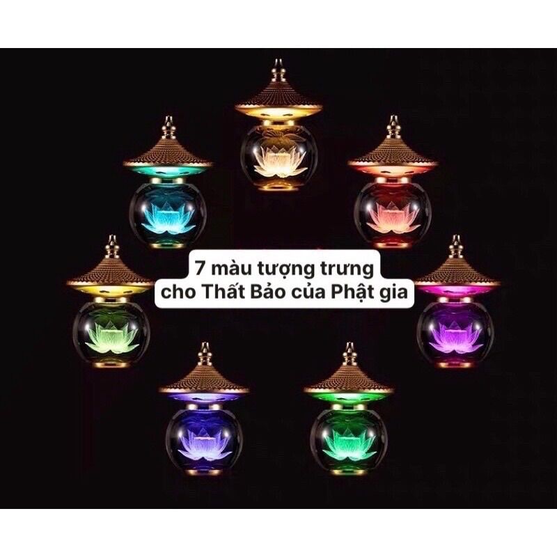 MỘT ĐÔI ĐÈN THỜ THÁP CẦU PHA LÊ KHẮC HOA SEN CAO CẤP
