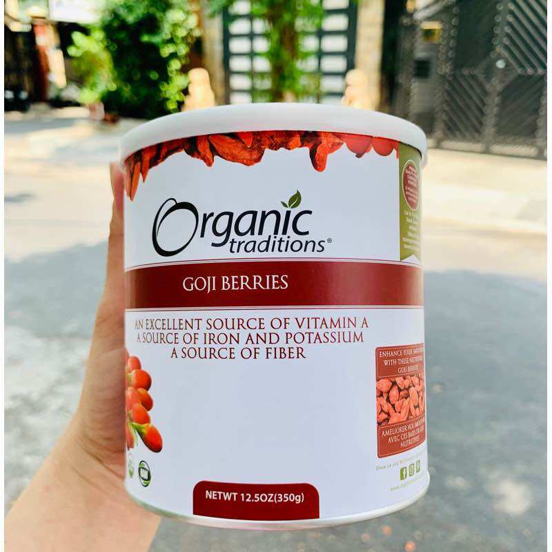 Kỷ tử đỏ sấy khô Goji berries organic Mỹ 350g