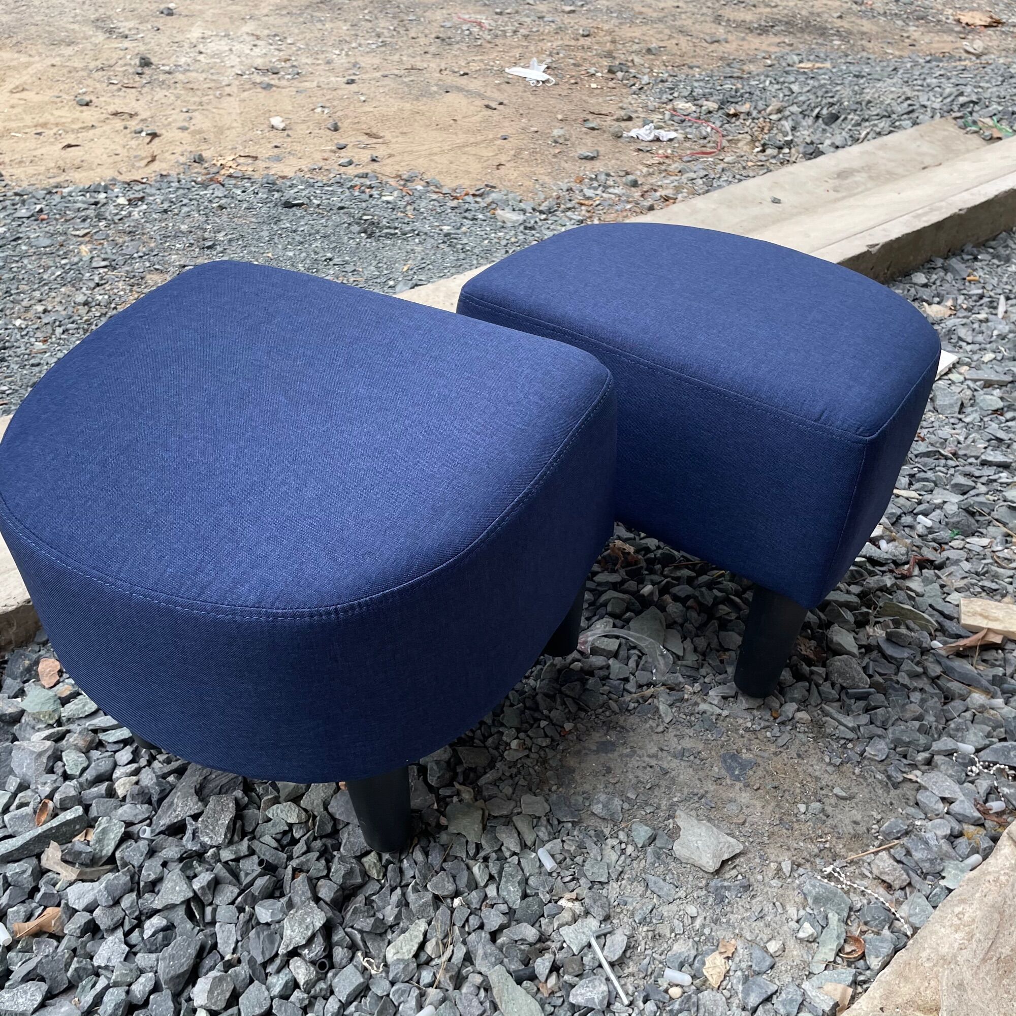 [HCM]Ghế đôn sofa màu Xanh Navy