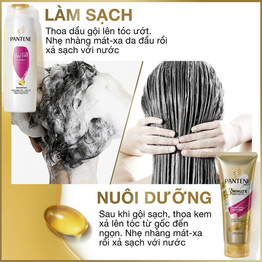 Dầu Gội Pantene chai 650ml