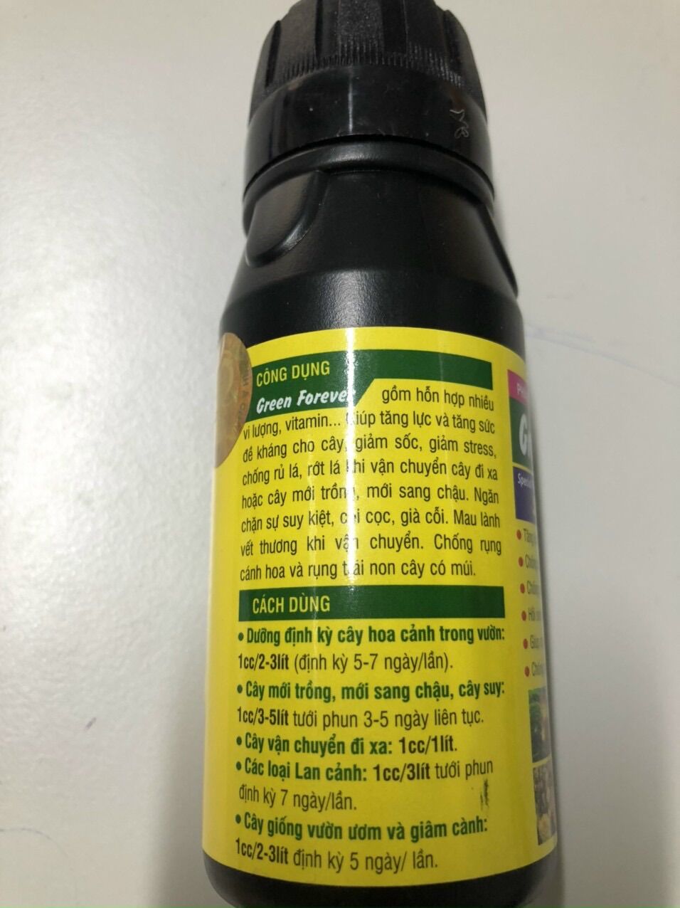 PHÂN BÓN VI LƯỢNG GREEN FOREVER Stronger Thrive lọ 100ml