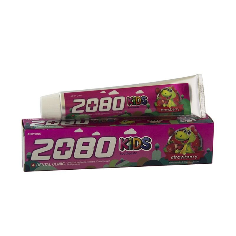 KEM ĐÁNH RĂNG TRẺ EM CAO CẤP HÀN QUỐC 2080 KIDS
(Tinh chất hương Dâu)