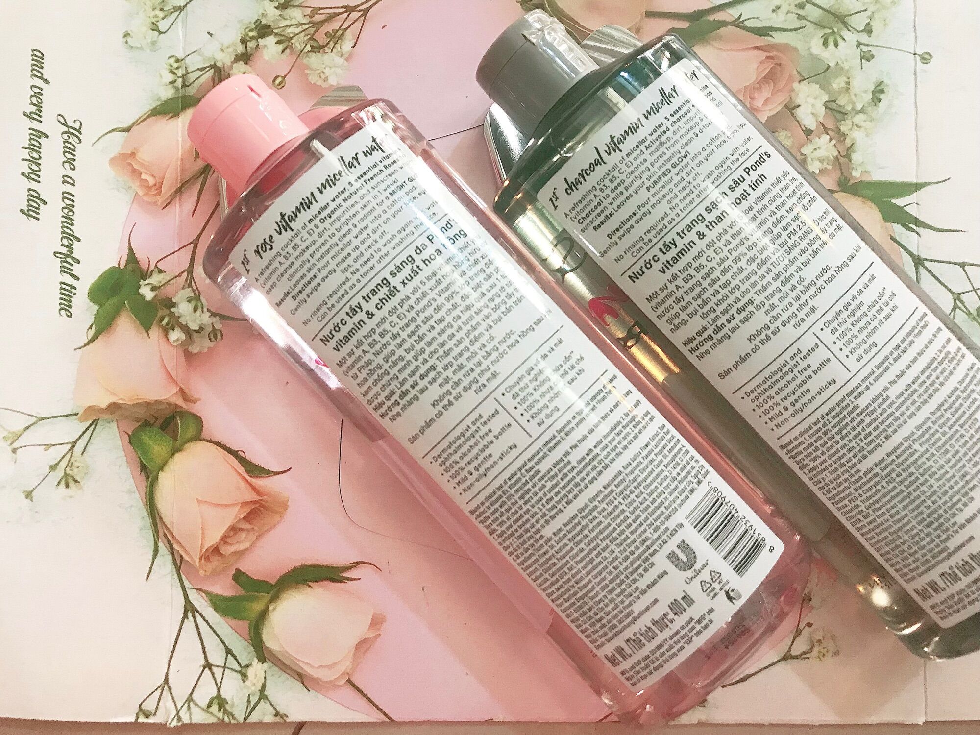 [HCM]Nước Tẩy Trang Micellar Water Ponds 400ml