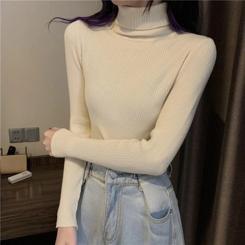 Áo Len Cổ Lọ Cho Nữ
