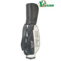 (Tặng phụ kiện) Túi golf Ping model 2024 túi gậy golf Ping da PU siêu nhẹ màu sắc sang trọng túi gậy golf 14-16 gậy tiện lợi lên sân
