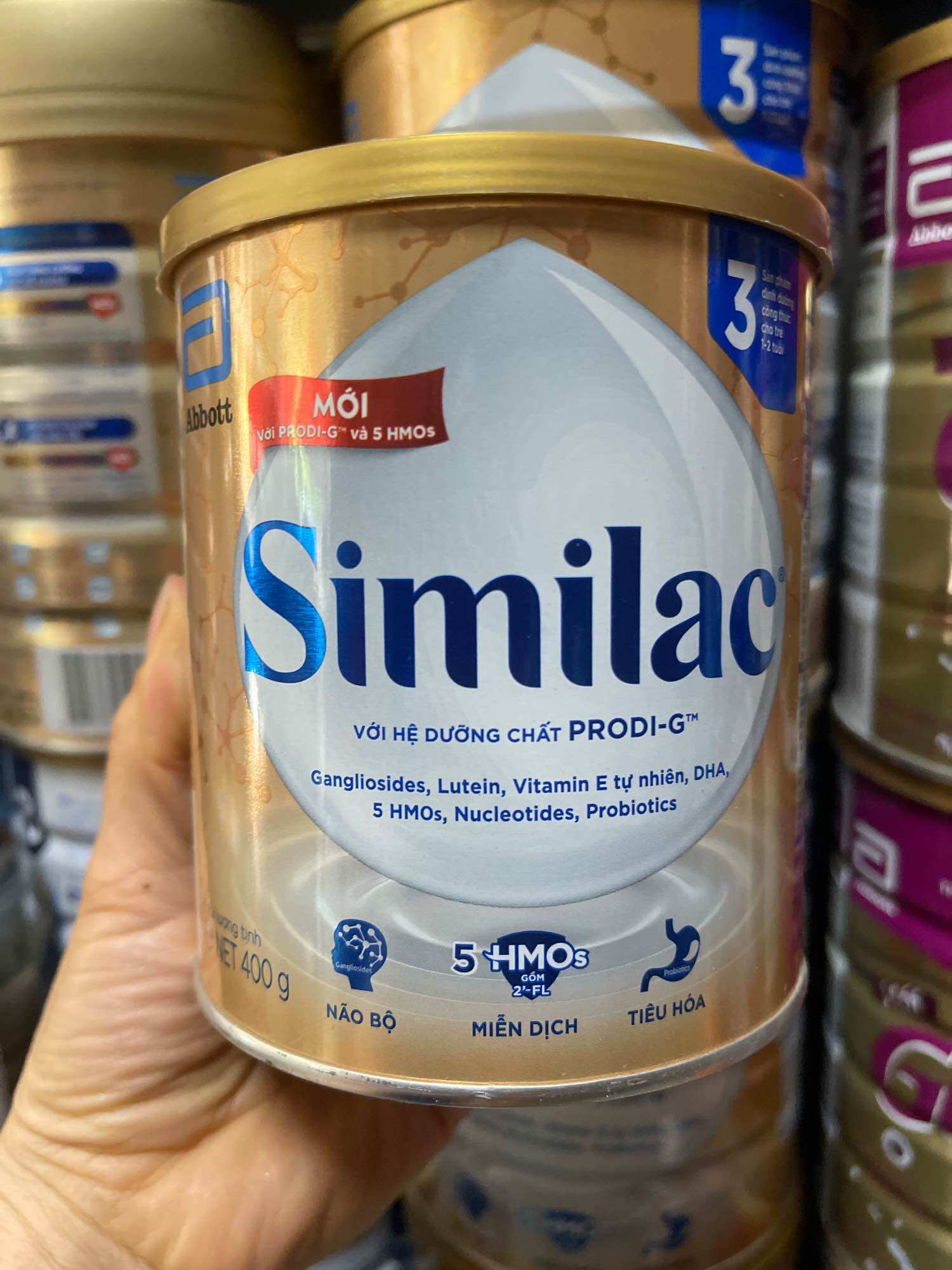 Sữa bột similac iq3 400g-cho bé từ 1-2 tuổi