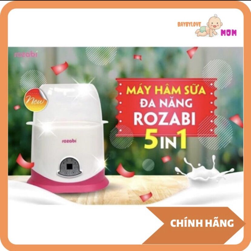 ⭐⭐⭐ Máy hâm sữa tiệt trùng cảm ứng 5 chức năng Rozabi