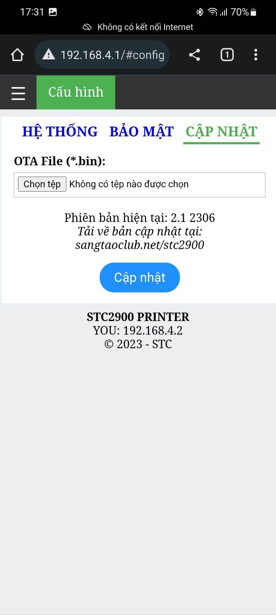 Mạch formatter canon 2900 đời mới, in qua mạng wifi