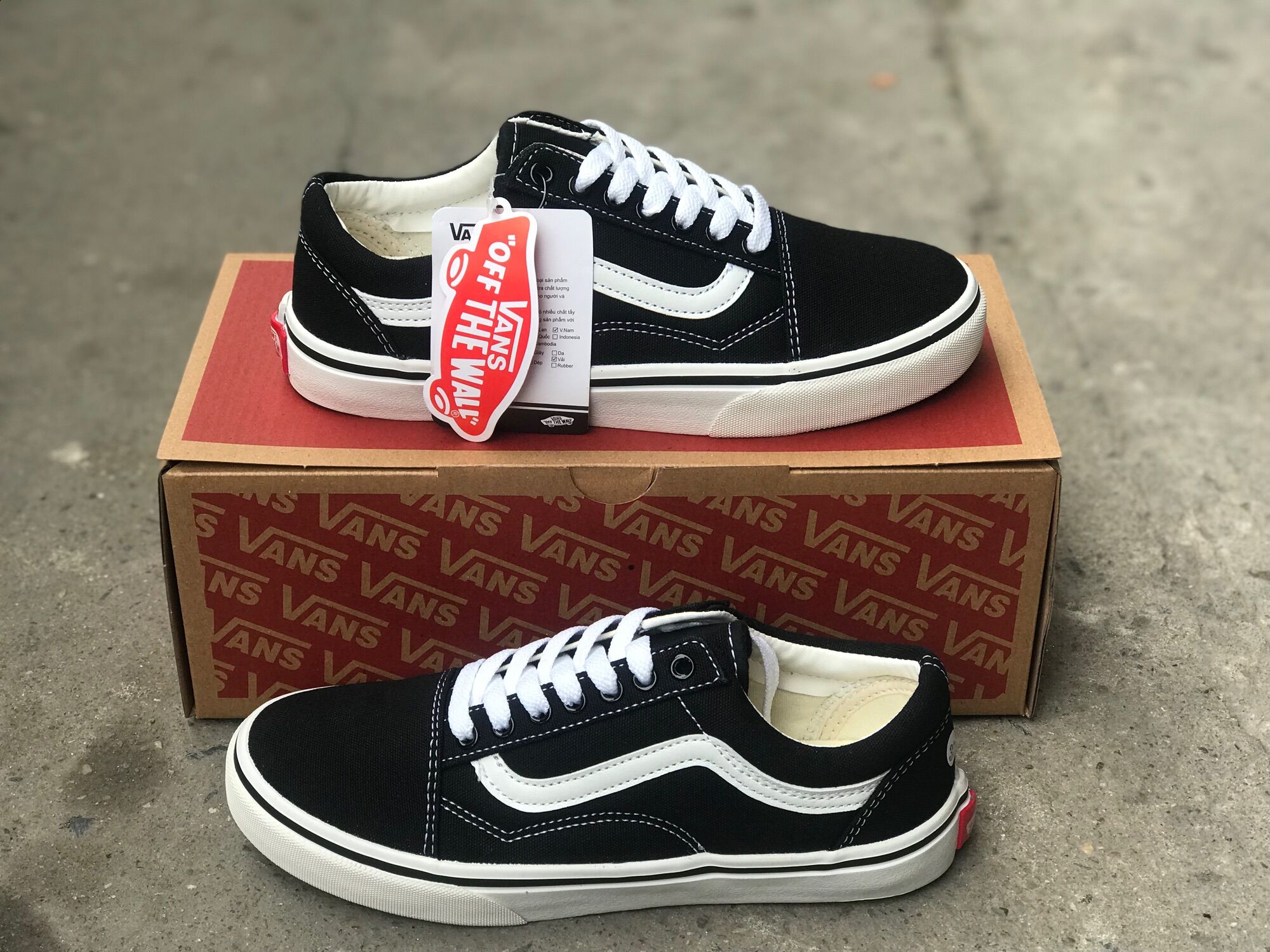 GIÀY V OLD SKOOL ĐEN (Full box, Bill)