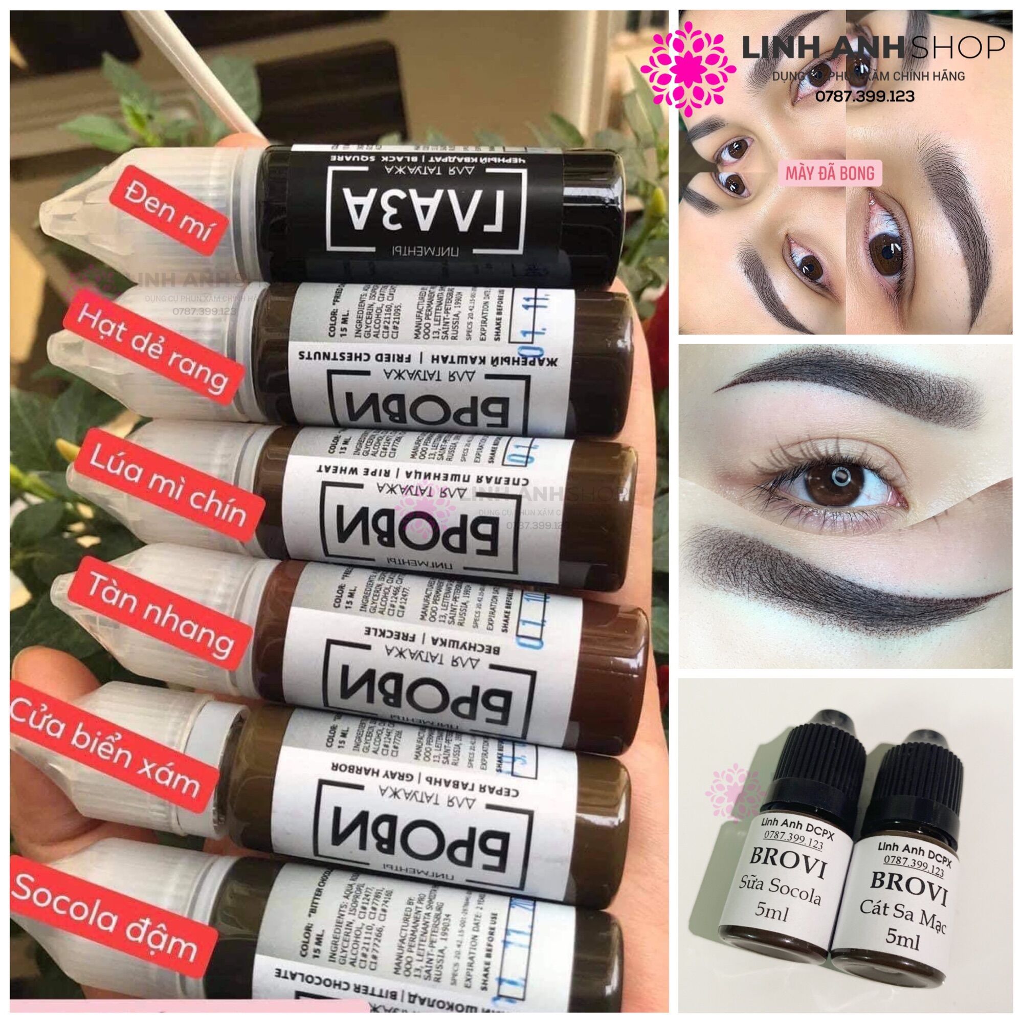 Chai Brovi Chiết 5ML Chính Hãng