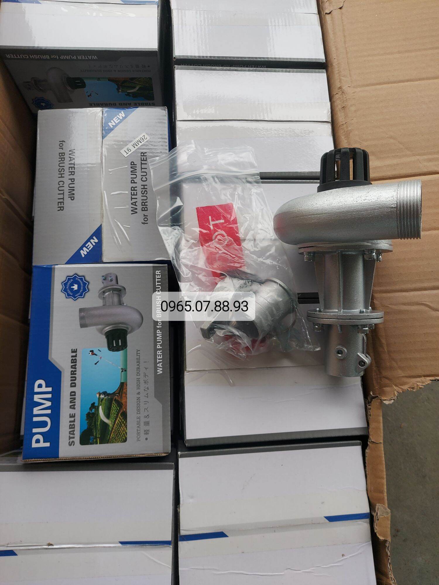 Đầu Bơm nước Gắn Máy Cắt Cỏ Ảnh thật 100%