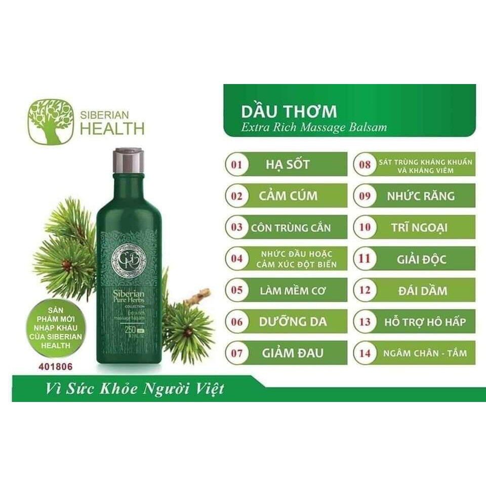 Dầu Balsam siberian Nga.