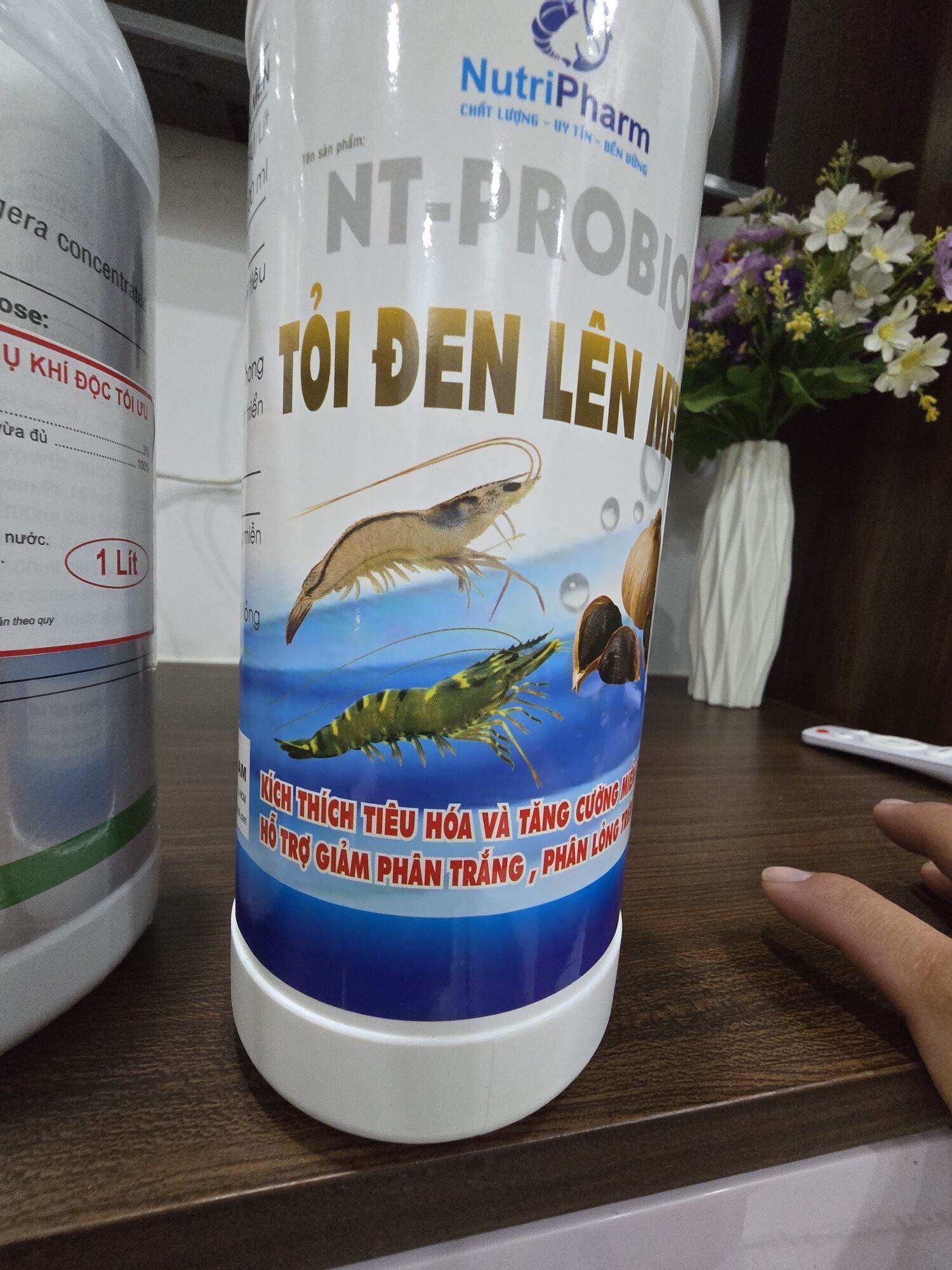 cao tỏi đen cho tôm cá ếch lươn,cá koi, chai 1000ml