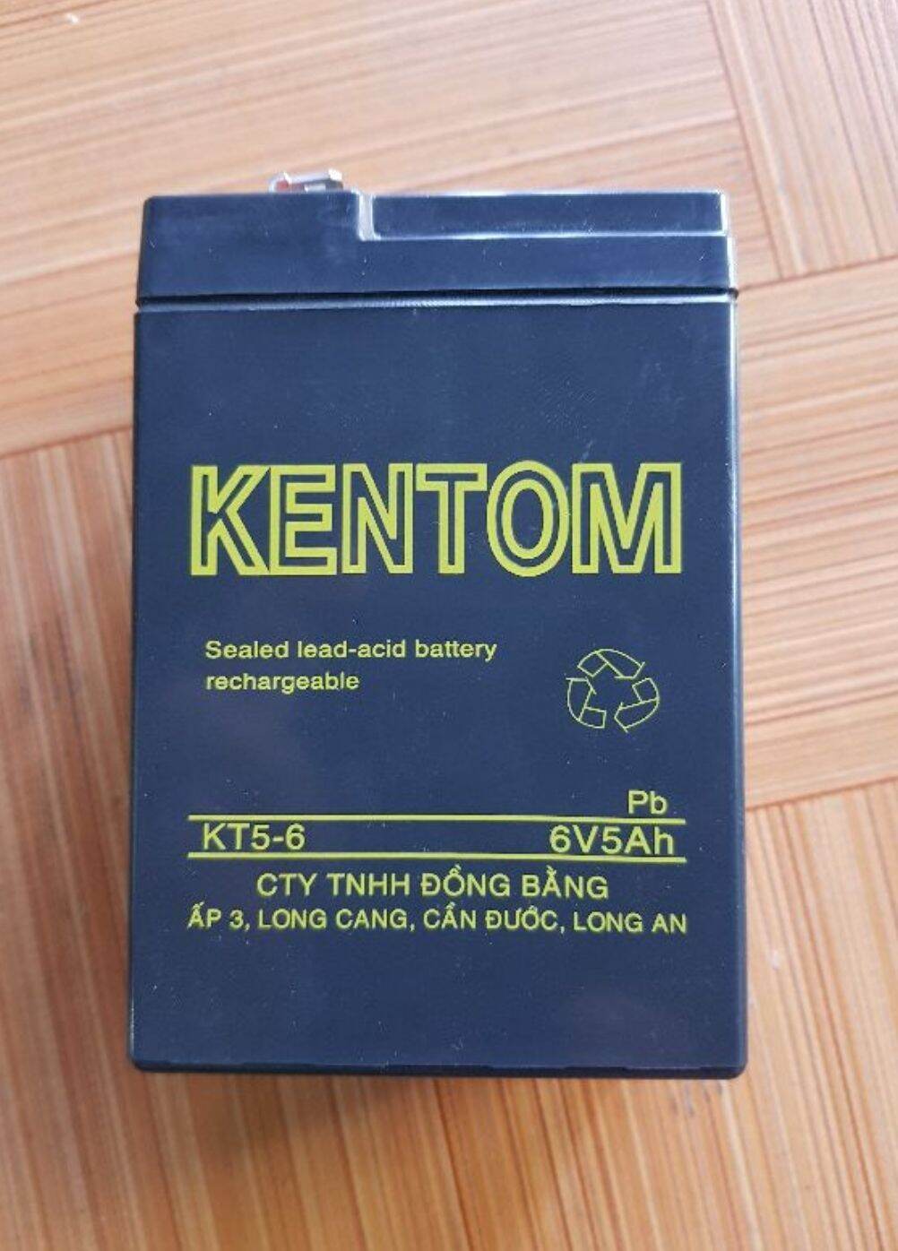 Bình ắc quy khô 6v 5ah kentom