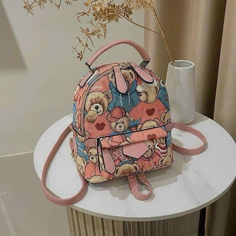 Super Cute Pink Bear Backpack