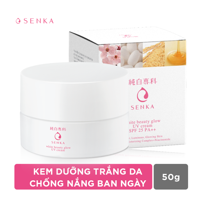 Kem dưỡng senka sáng da chống nắng ban ngày 50g