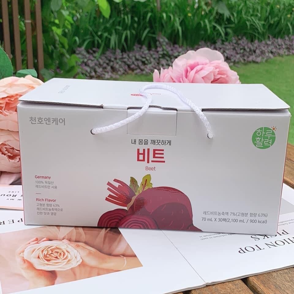 Hồng sâm nước ép củ dền đỏ Chunho 30 gói/thùng