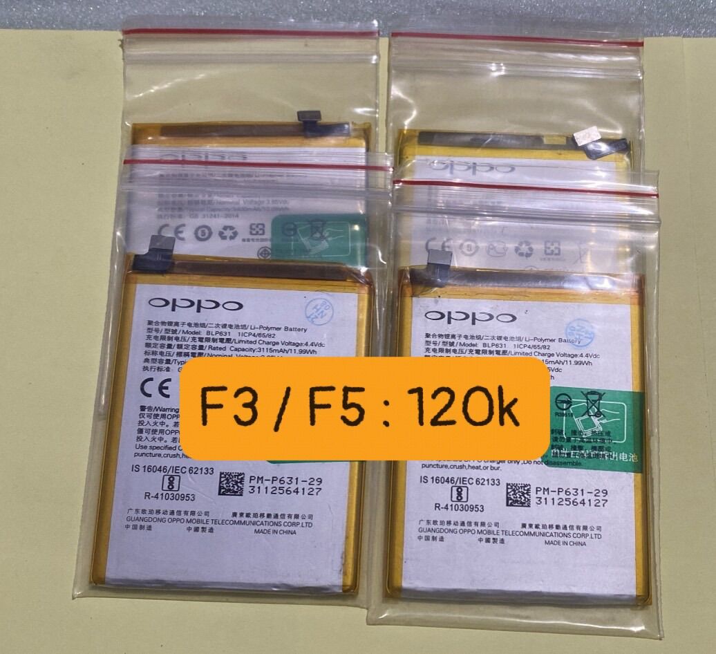 Pin oppo f3/f5