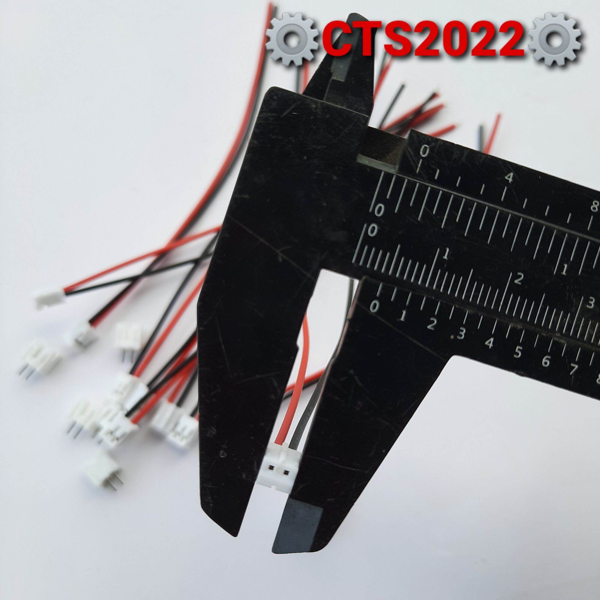 Jack cắm JST XH2.5- 2 chân dài 120mm