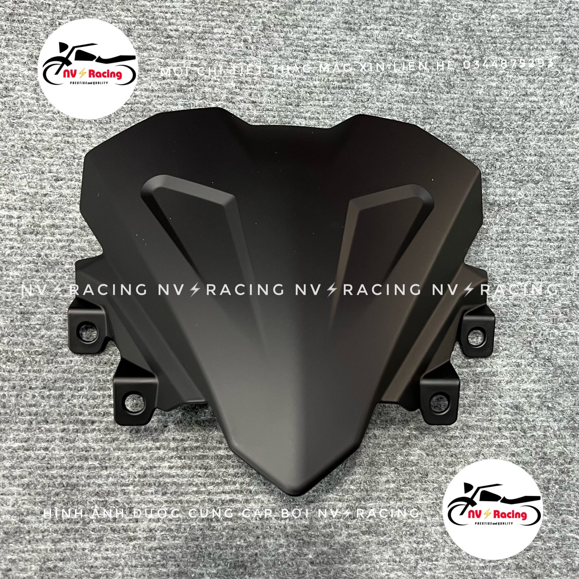 Chắn gió ( mão ) Winner X V3 2022 Đen nhám