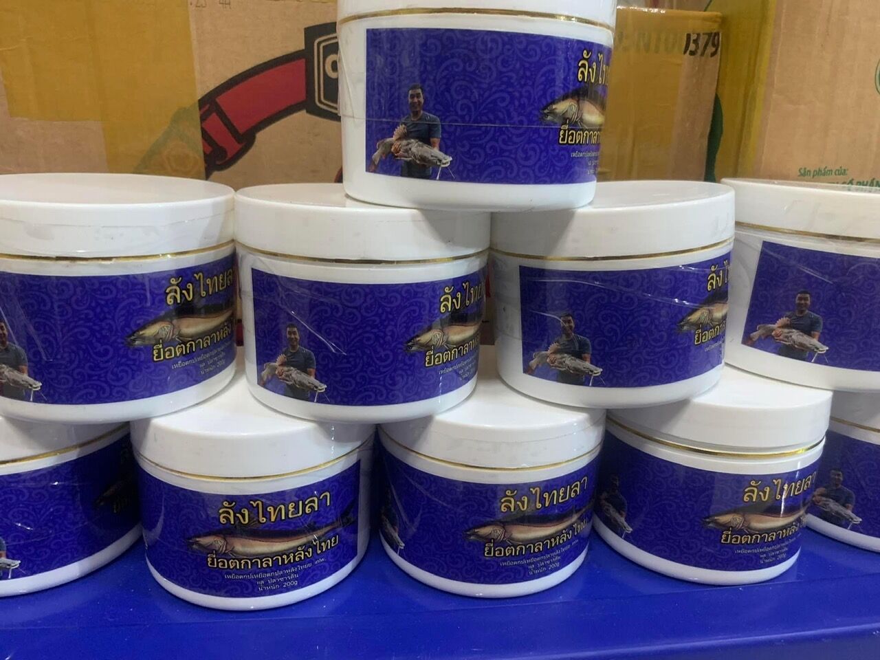 Mồi câu cá lăng thailand mẩu mới 200g