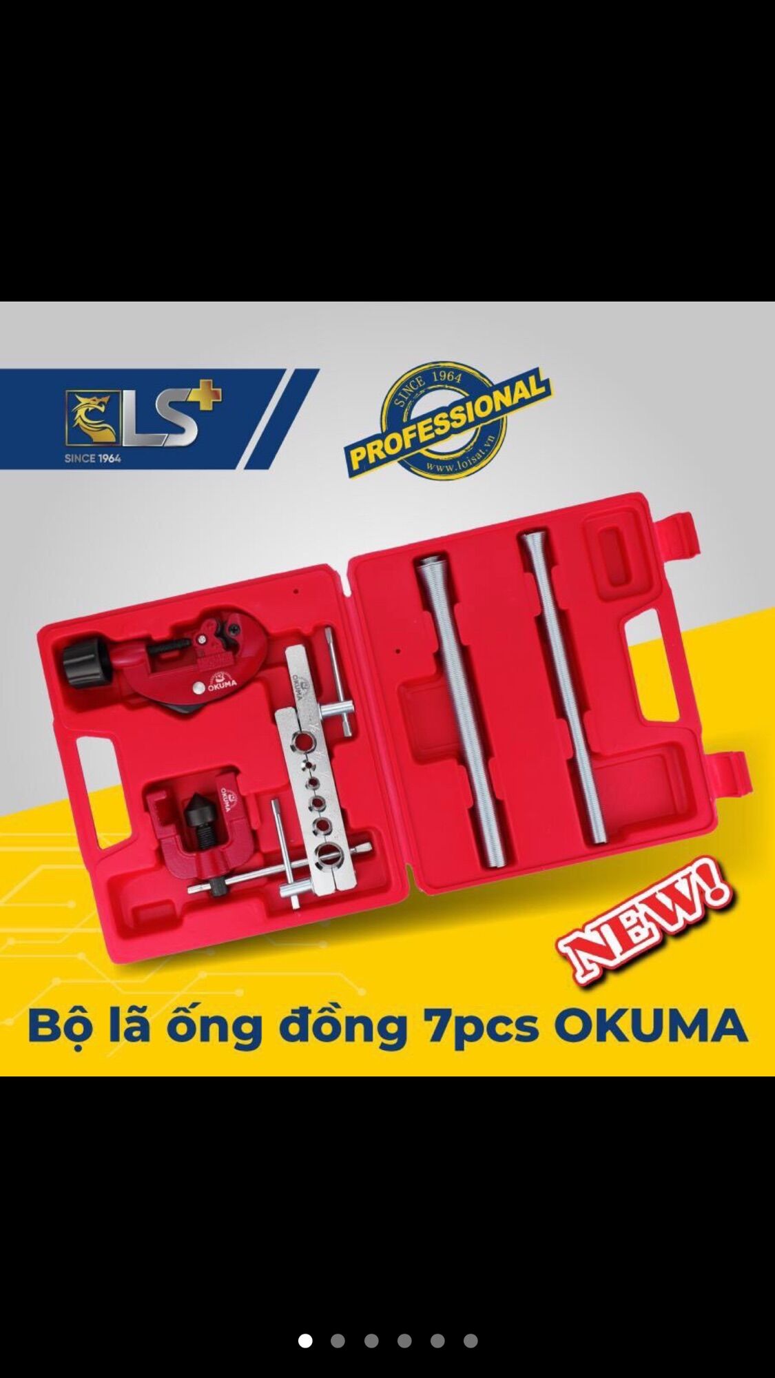 Bộ lã ống đồng 7 món sửa máy lạnh-sửa lệch tâm