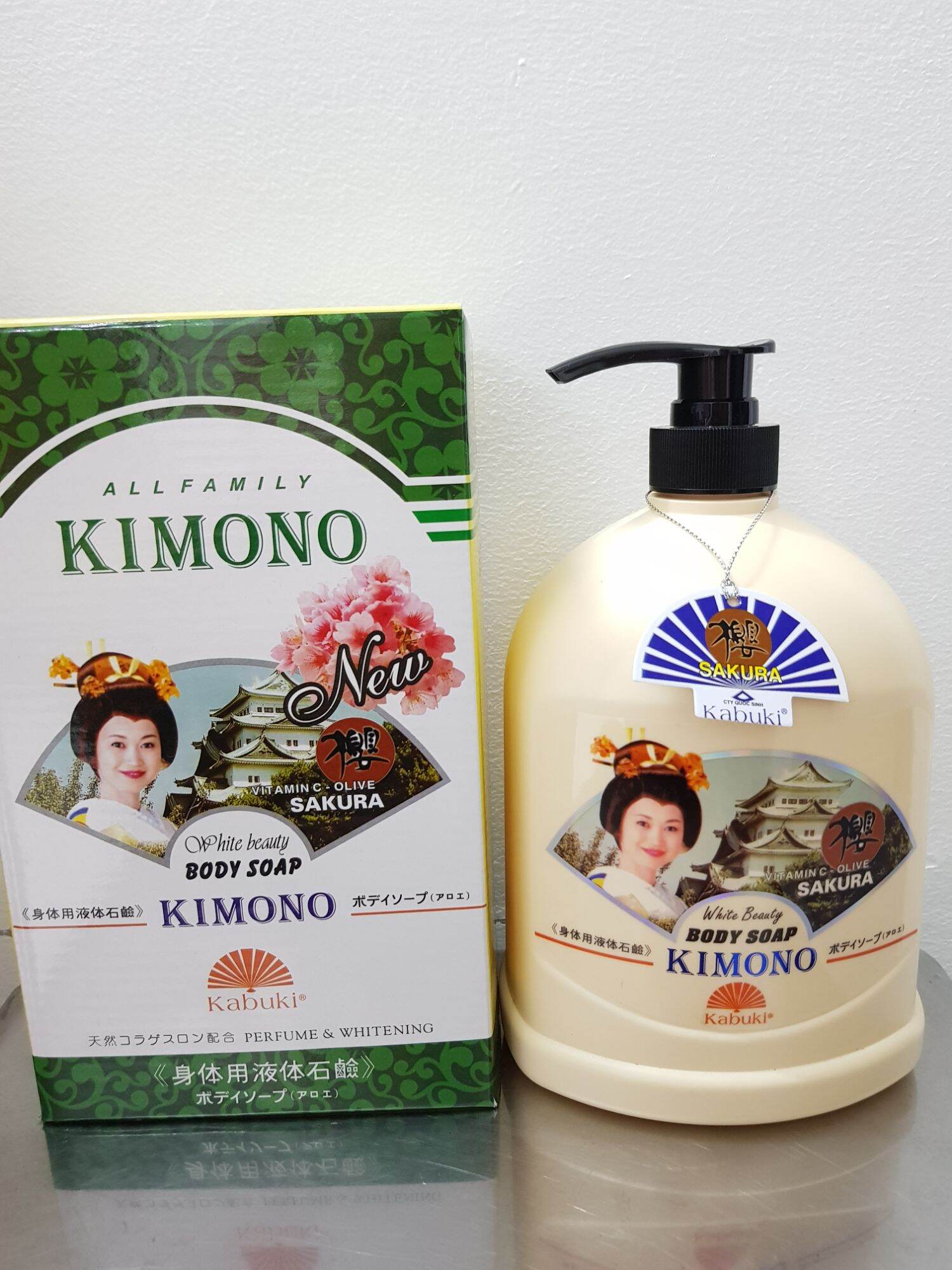 [Hcm]Sữa Tắm Trắng Da Kimono 1200Ml