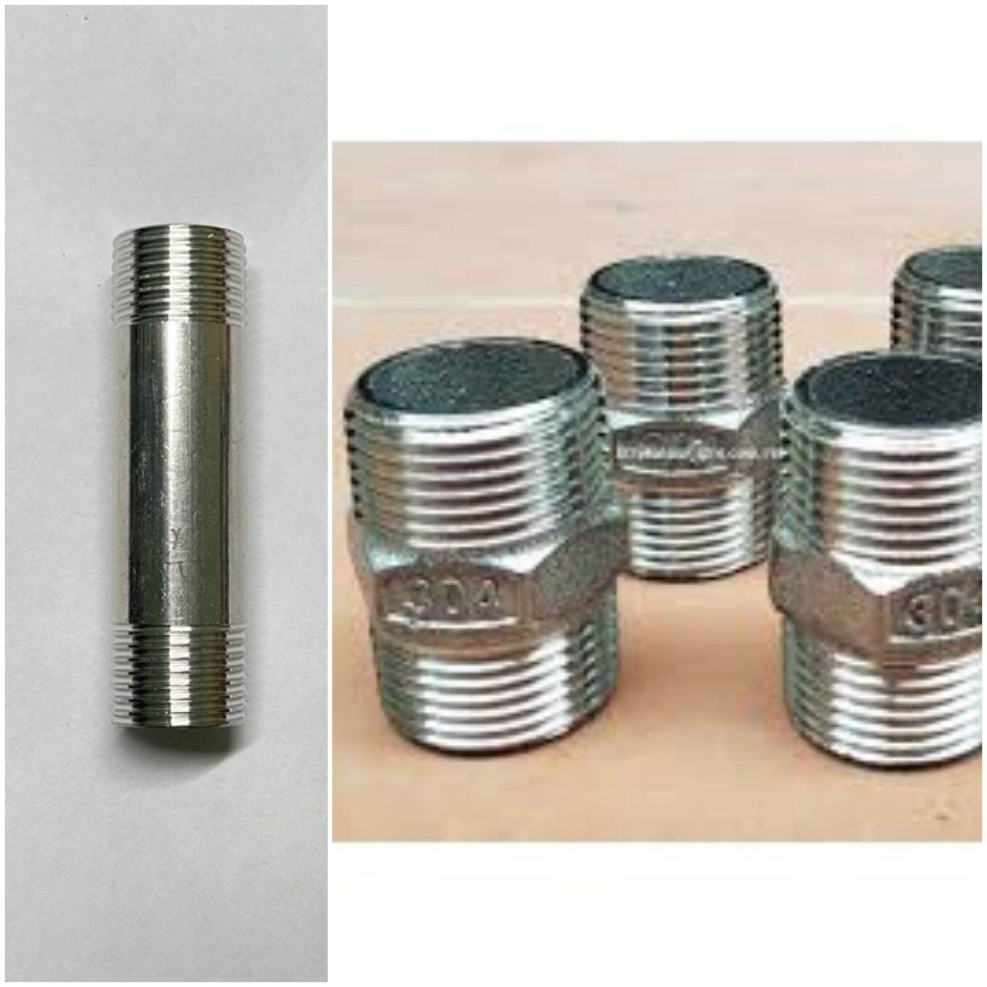 Kép ren, kép tiện , kép inox nối ren, nối đường ống .dn 15-20-25 , cỡ ren 21-27-34