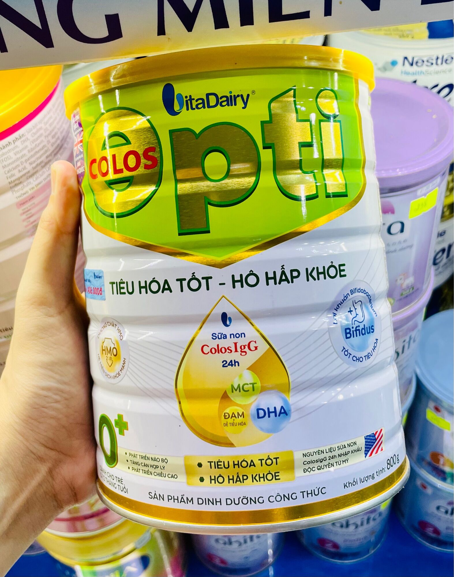 Sữa bột Colos Opti 0+ (800g)