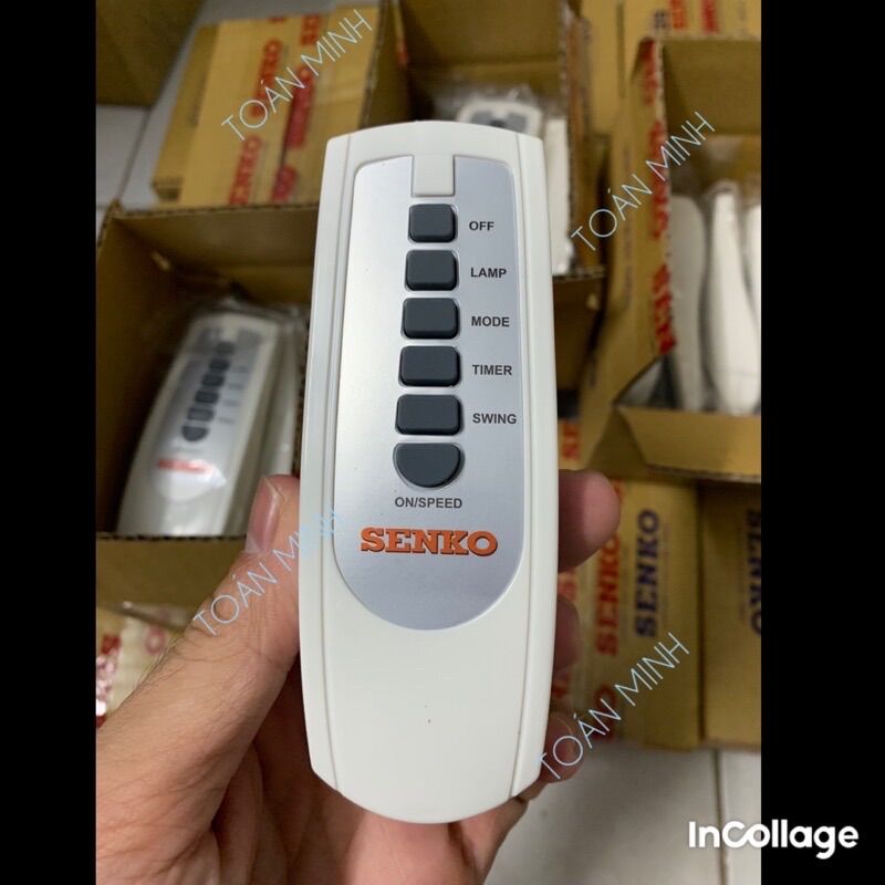 REMOTE Điều Khiển Quạt Senko Hàng Chính Hãng. Dùng Cho Quạt Treo Tường Và Đứng Hãng Senko