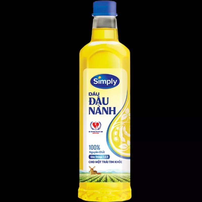Dầu đậu nành simply 1lit