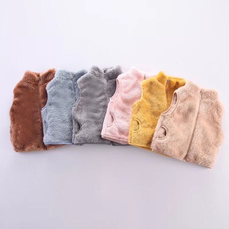 Áo gile lông cừu cho bé 8-20kg